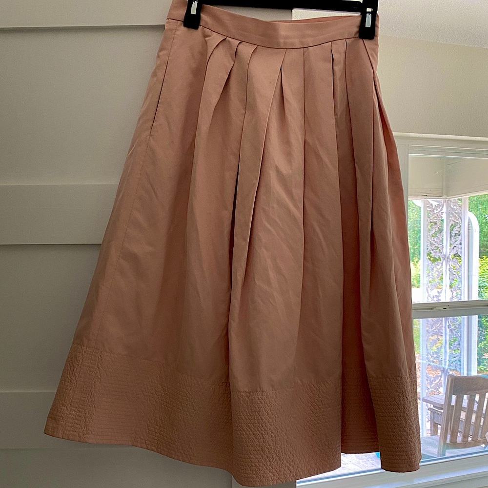 Banana Republic pink midi skirt